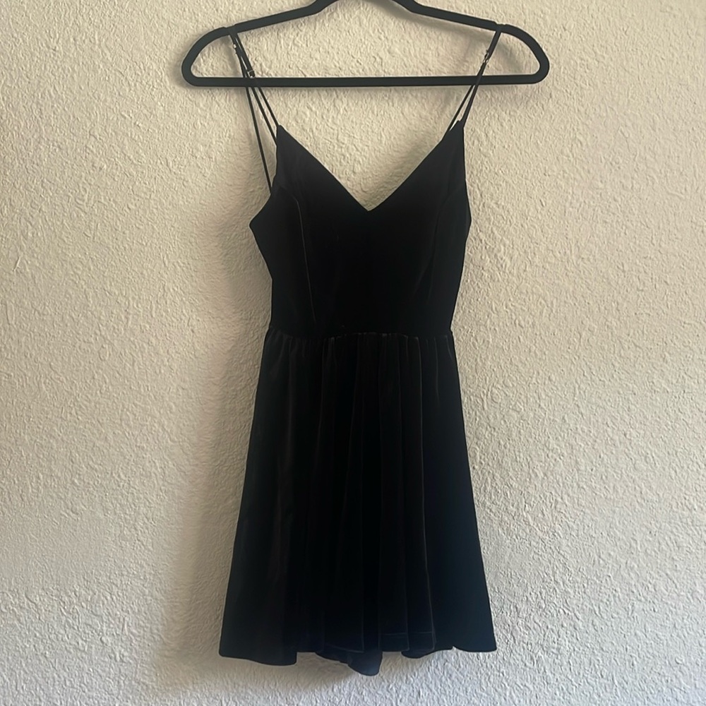 Flirty velvet romper